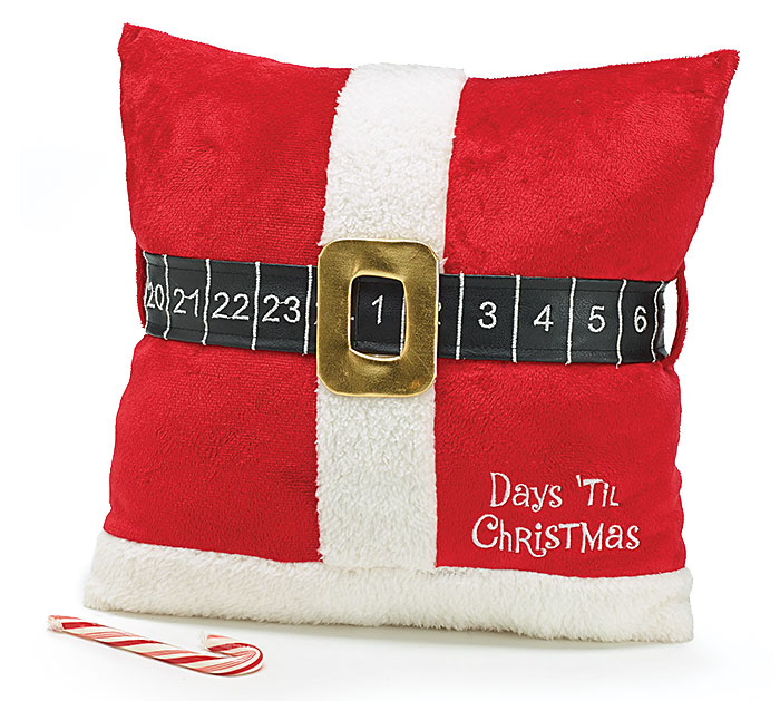 santa belt pillow